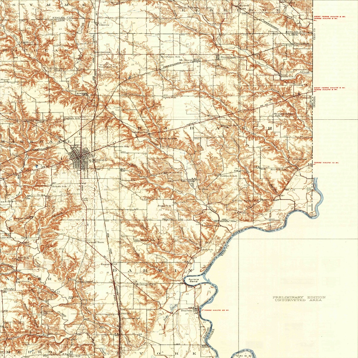 Eastern Clark County map